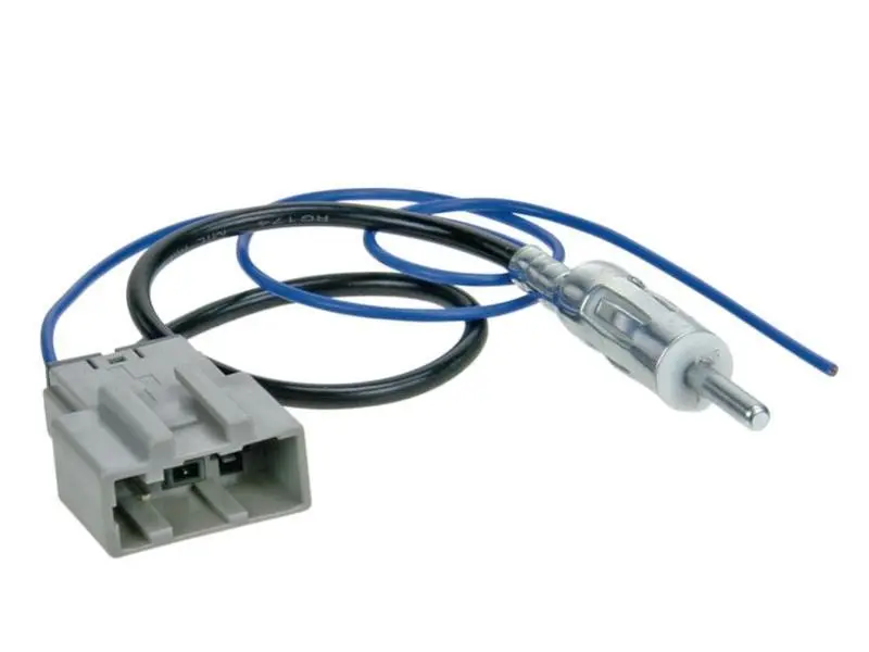 Adaptador Antena DIN Nissan Cube 370Z Juke Micra Navarra Note NV200 Pathfinder Pulsar Qashqai X-Trail