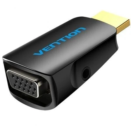 ADAPTADOR CONVERSOR VENTION AIDB0 HDMI MACHO VGA HEMBRA AUDIO J