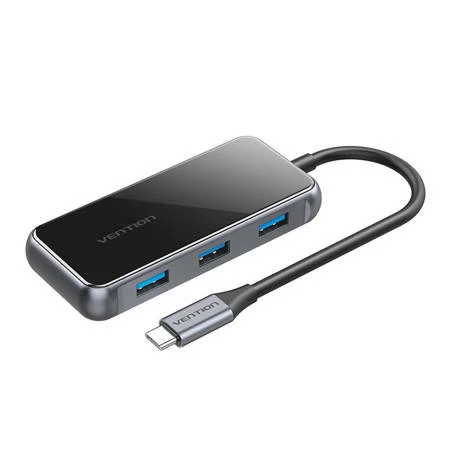 ADAPTADOR 5 EM 1 HUB VENTION TFBHB USB-C PARA HDMI 4K@60HZ, 3X US