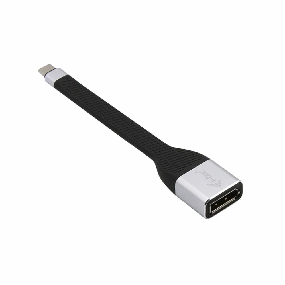Adaptador USB C para DisplayPort i-Tec C31FLATDP60HZ Preto