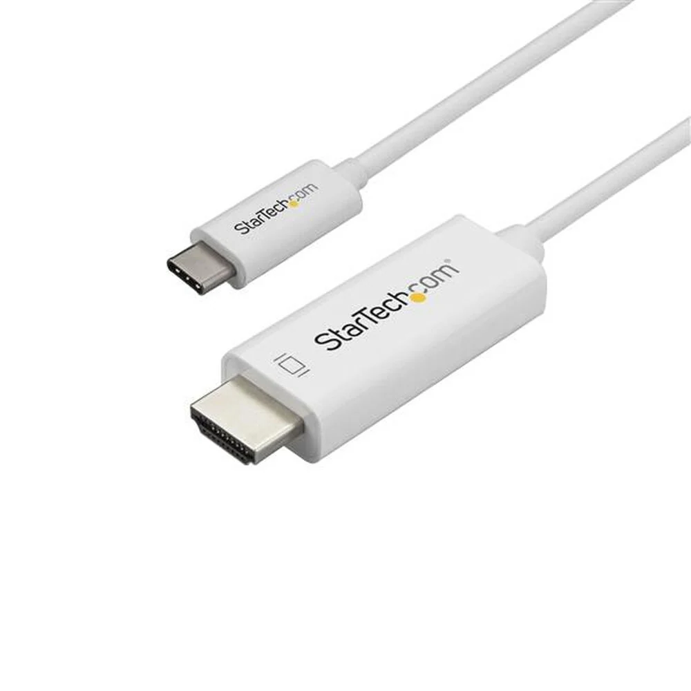 Adaptador USB C para HDMI Startech CDP2HD1MWNL Branco 1 m
