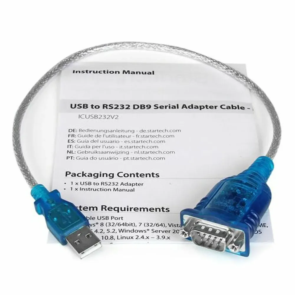Adaptador USB para RS232 Startech ICUSB232V2 Cinzento