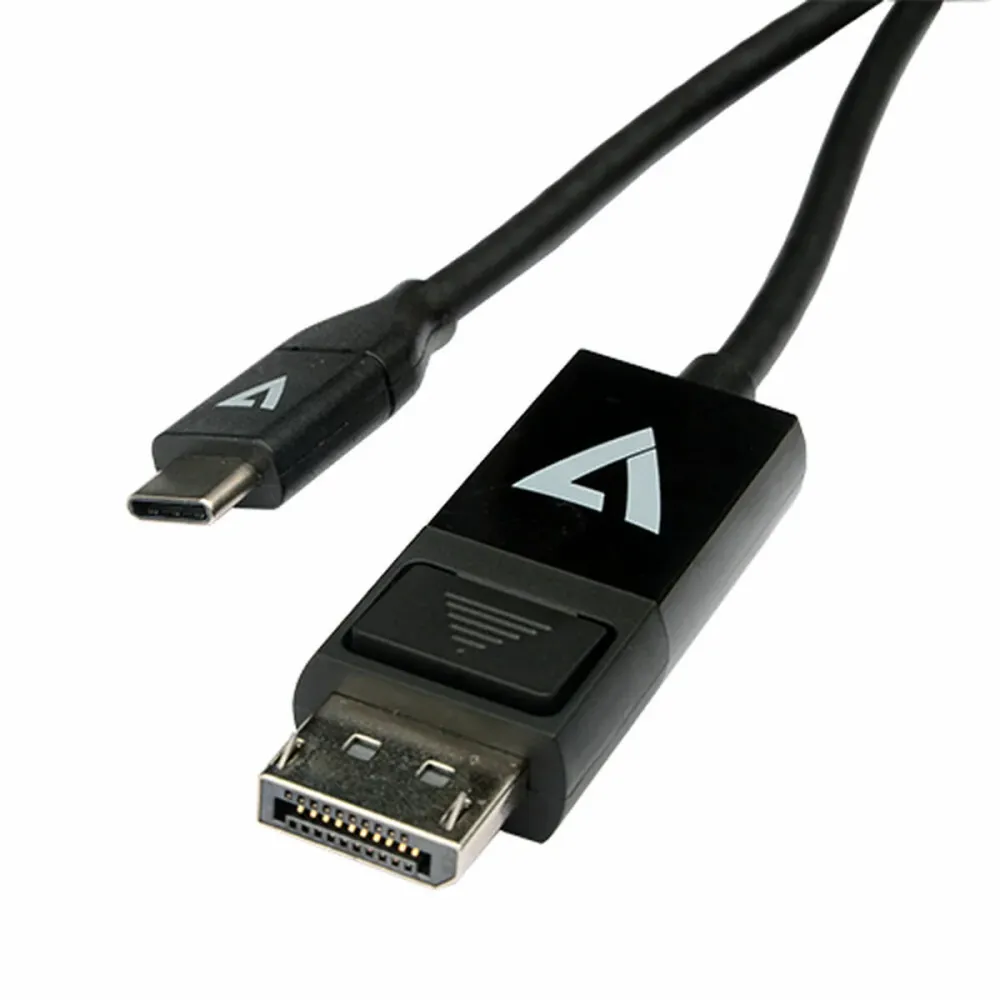 Adaptador USB-C para DisplayPort V7 V7UCDP-2M Preto