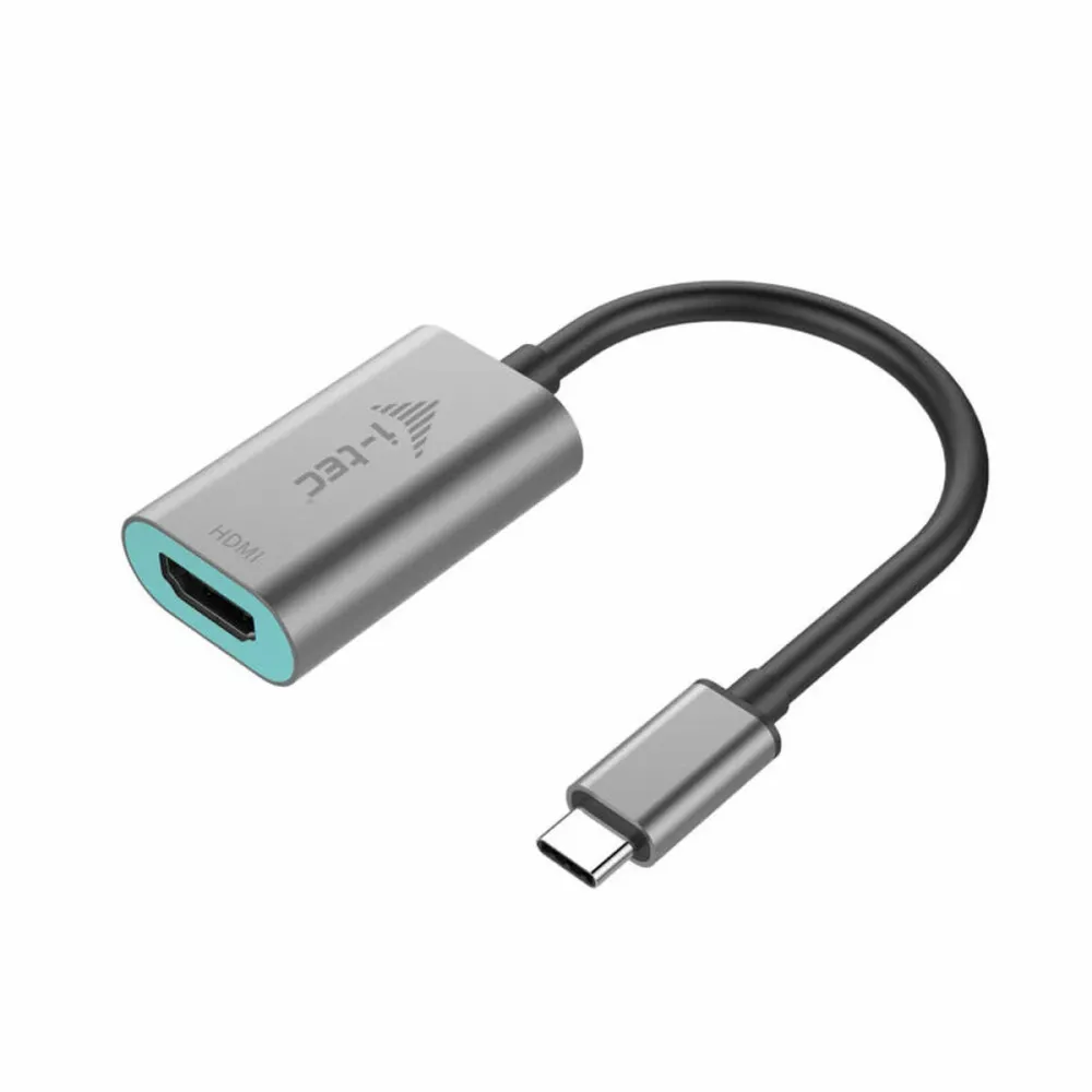 Adaptador USB-C para HDMI i-Tec C31METALHDMI60HZ Cinzento Turquesa 15 cm