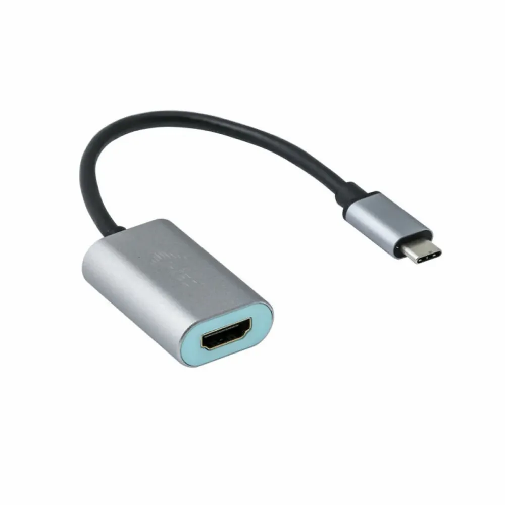 Adaptador USB-C para HDMI i-Tec C31METALHDMI60HZ Cinzento Turquesa 15 cm