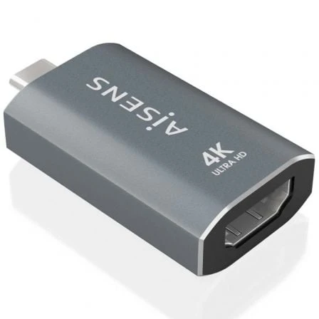 AISENS A109-0862 adaptador para cabos HDMI USB C Cinzento