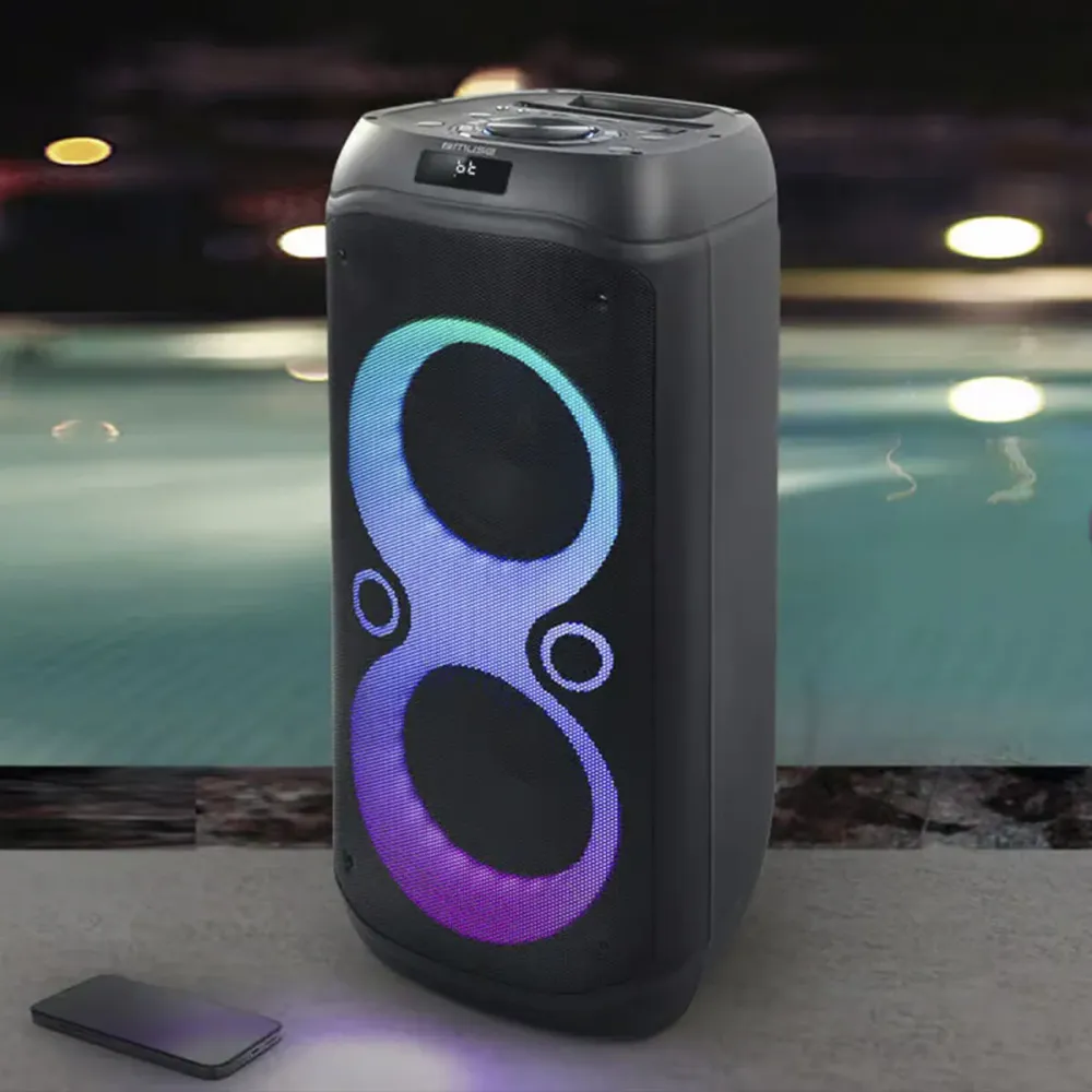 Altifalante Bluetooth Portátil Muse Preto 600 W
