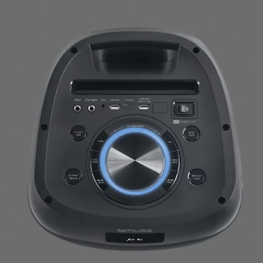 Altifalante Bluetooth Portátil Muse Preto 600 W