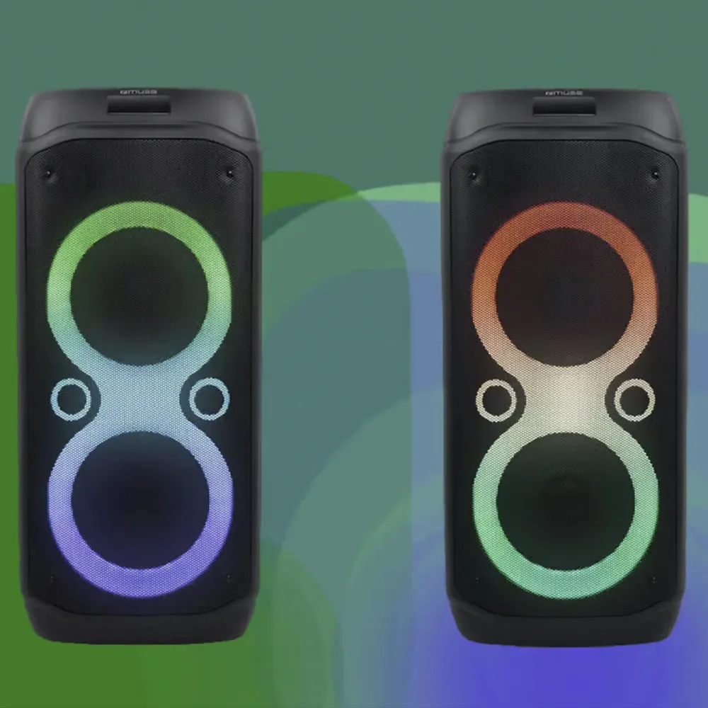 Altifalante Bluetooth Portátil Muse Preto 600 W