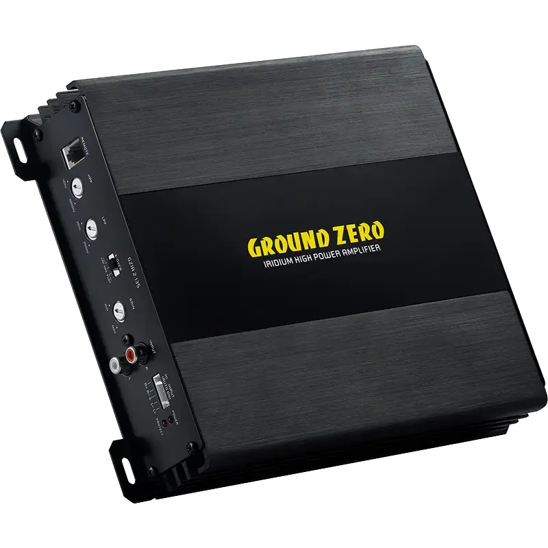Amplificador GZIA 2.135 – Amplificador Classe /B de Alta Qualidade (2 Canais) | 300W Max | Boost de Graves | Ground Zero