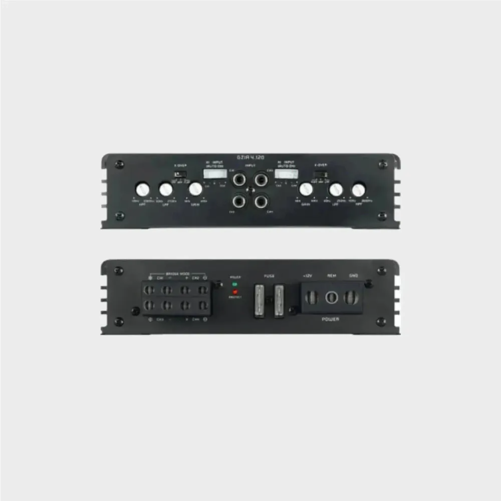 Amplificador GZIA 4.120 – Amplificador Classe /B de Alta Qualidade (4 Canais)
