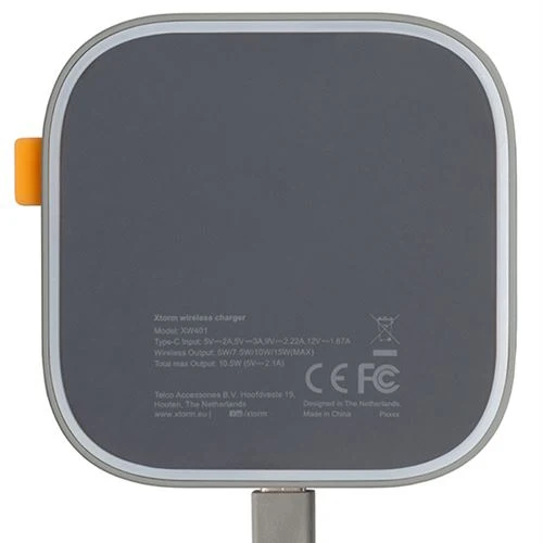 Base de Carregamento sem Fios Xtorm XW401 - 15W - Cinzenta