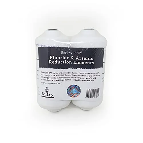 berkey BK4 X 2-bb Big berkey sSistema de filtrado de agua potable con 4 filtros – 2 Filtros De Color Negro y 2 filtros de...
