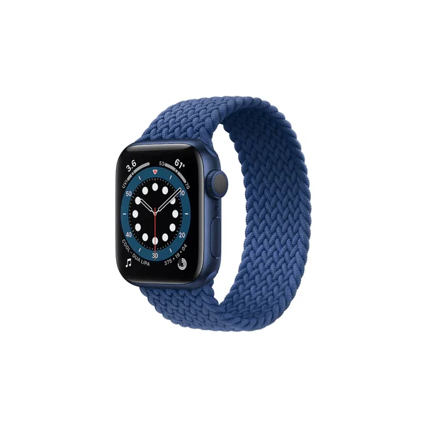 Bracelete Braided Solo NylonSense para Apple Watch SE 3 - 40mm (Pulso:152-165mm) - Azul Escuro