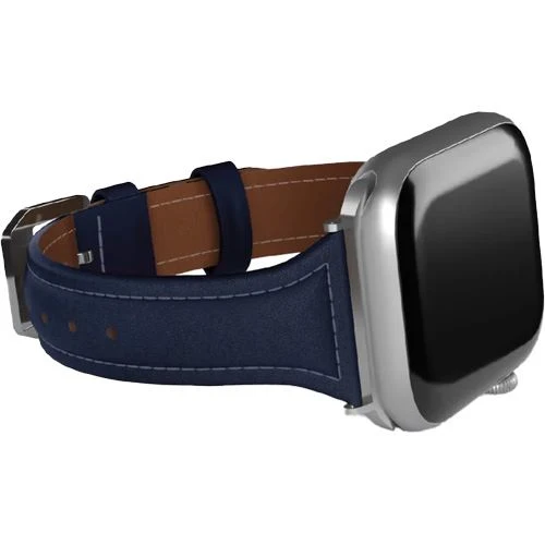 Bracelete Couro Puro Petite para Apple Watch 38/40/41 mm - Azul Escuro
