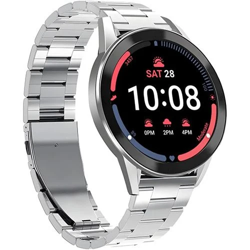 Bracelete ço Inox Puro para Samsung Galaxy Watch 4 / 5 / 6 - Prateada