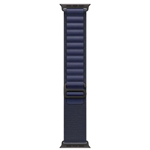 Bracelete Loop Alpine Apple para Apple Watch Ultra 49mm L - Azul Navy/Titânio Preto