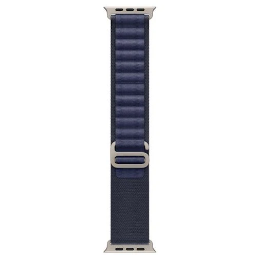 Bracelete Loop Alpine Apple para Apple Watch Ultra 49mm L - Azul Navy/Titânio Natural