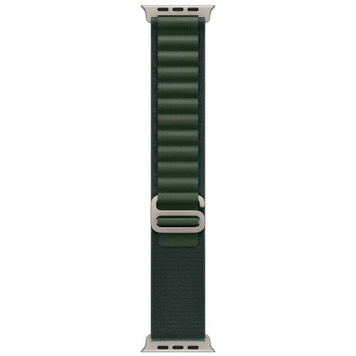 Bracelete Loop Alpine Apple para Apple Watch Ultra 49mm M - Verde Escuro/Titânio Natural