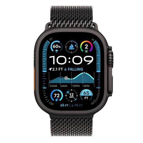 Bracelete Loop Milanesa Apple para Apple Watch Ultra 49mm L - Titânio Preto