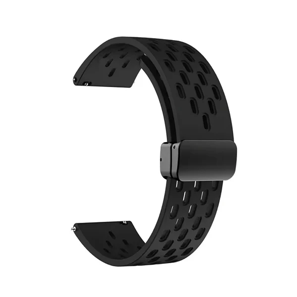 Bracelete MagneticBreathSilicon Para Samsung Galaxy Watch3 Bluetooth - 45mm - Preto