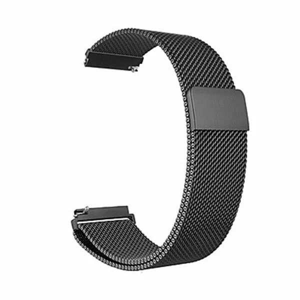 Bracelete Milanese Loop Fecho Magnético para Huawei Watch GT Runner - Preto