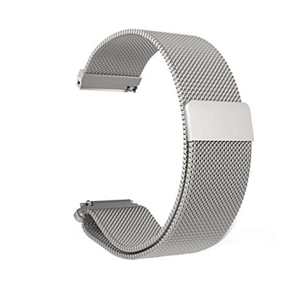 Bracelete Milanese Loop Fecho Magnético para Amazfit GTS 2 - Cinza