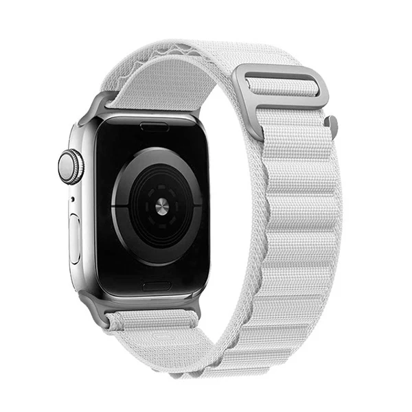 Bracelete Nylonsense Alpine M Phonecare Para Apple Watch Series 11 - 42mm - Branco