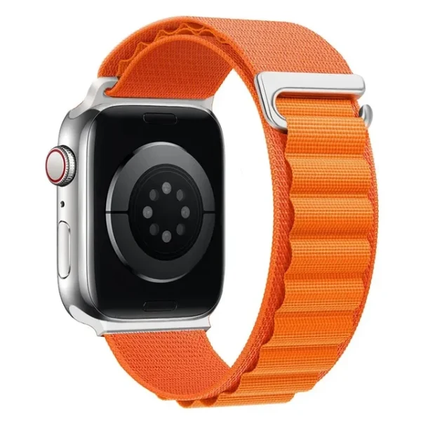 Bracelete Nylonsense Alpine M Phonecare Para Apple Watch Series 11 - 42mm - Laranja