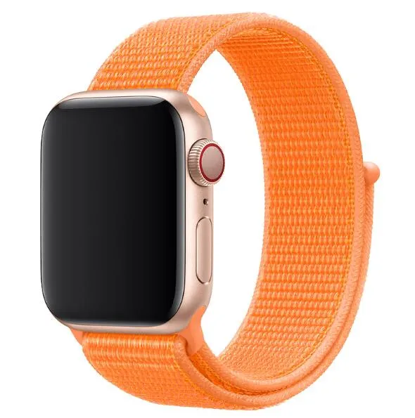 Bracelete Nylonsense para Apple Watch Series 10 - 46mm - Laranja