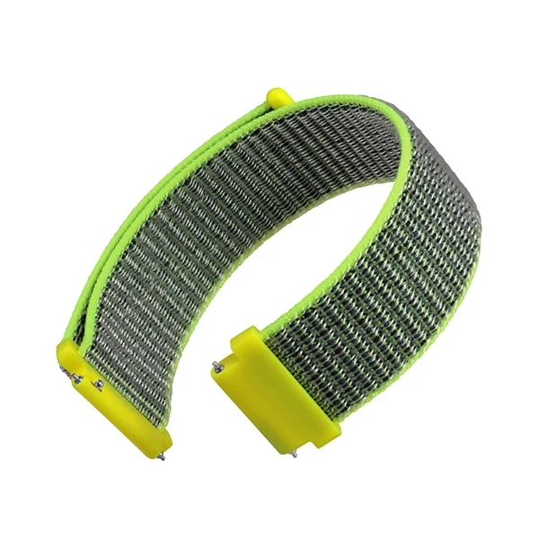 Bracelete Nylonsense Para Garmin Forerunner 255 Music - Verde Claro