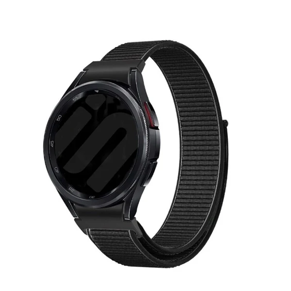 Bracelete Nylonsense para Samsung Galaxy Watch7 LTE 40mm - Preto