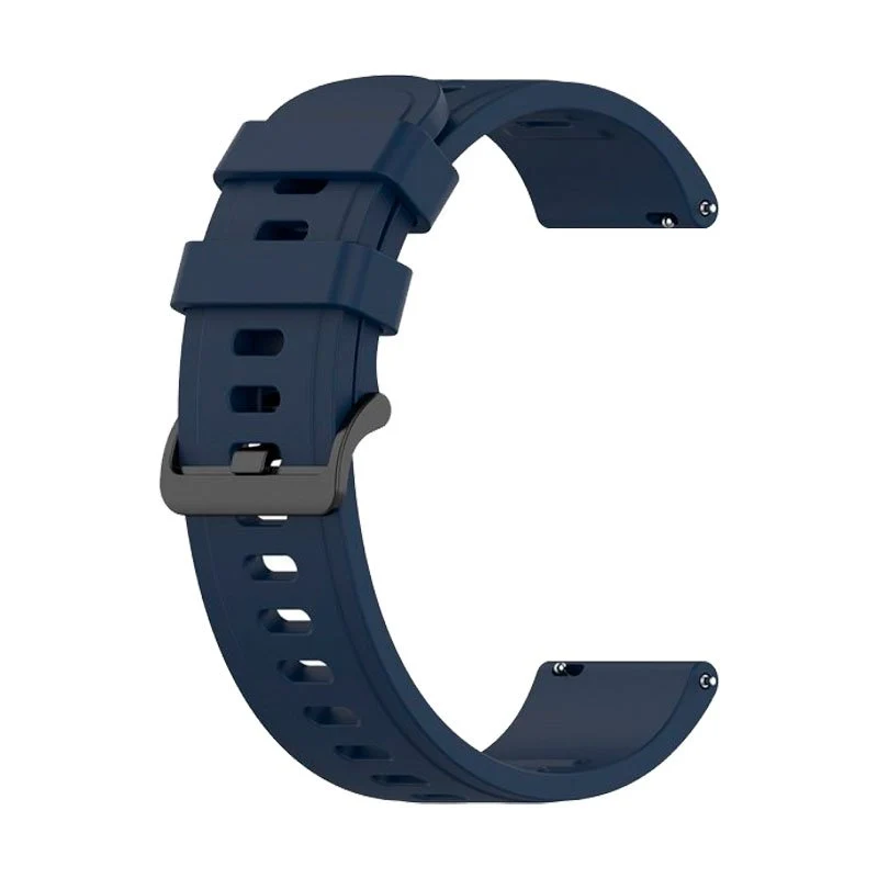 Bracelete SmoothSilicone com Fivela para OnePlus Watch - Azul Escuro