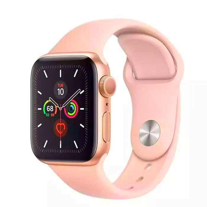 Bracelete SmoothSilicone para Apple Watch Series 4 - 44mm - Rosa Salmão