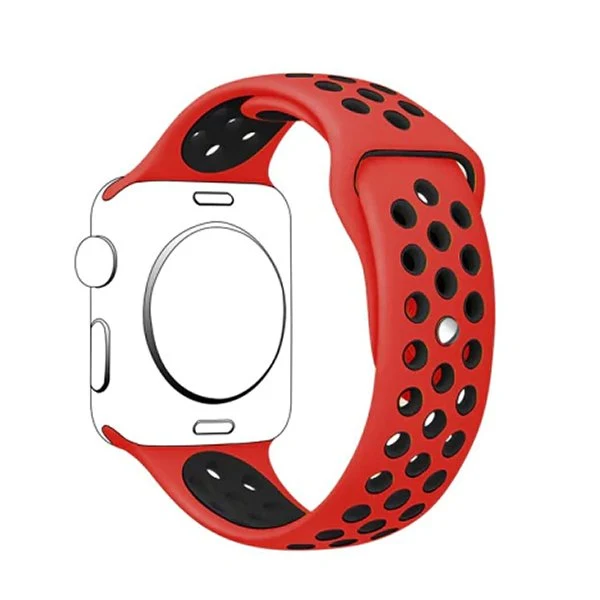 Bracelete SportyStyle para Garmin Venu 2 Plus - Vermelho / Preto