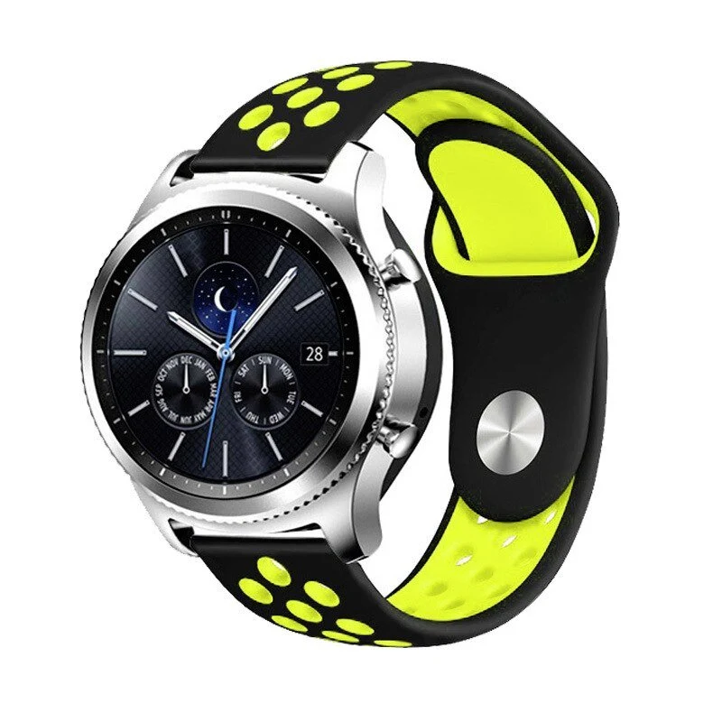 Bracelete SportyStyle para Honor Magic Watch 2 - 42mm - Preto / Verde