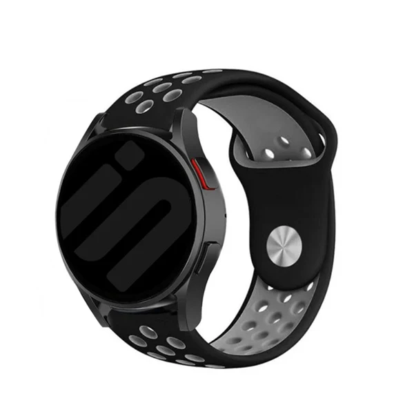 Bracelete Sportystyle para Samsung Galaxy Watch FE - Preto / Cinza