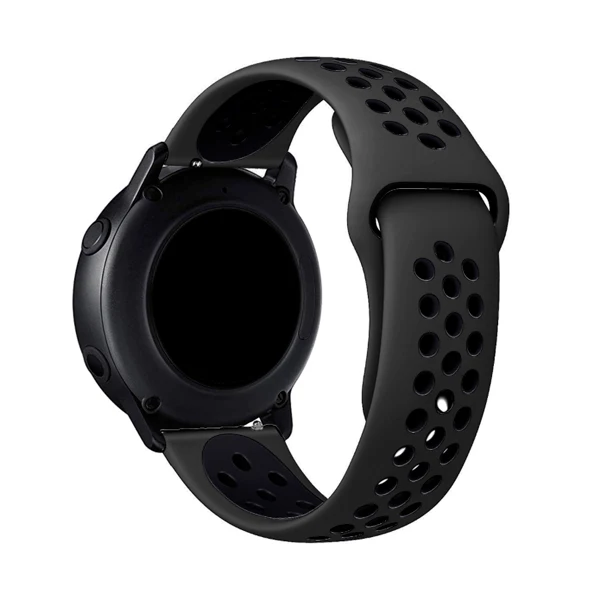 Bracelete SportyStyle para TicWatch Pro 3 - Preto / Preto