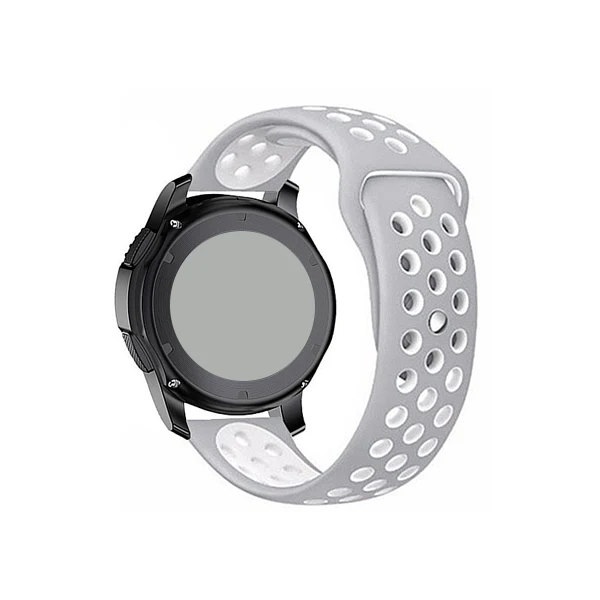 Bracelete SportyStyle para Xiaomi Watch S3 eSIM - Cinza / Branco