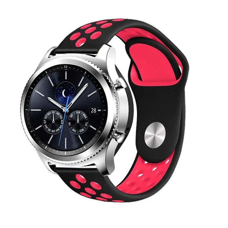 Bracelete SportyStyle para Xiaomi Mi Watch - Preto / Vermelho