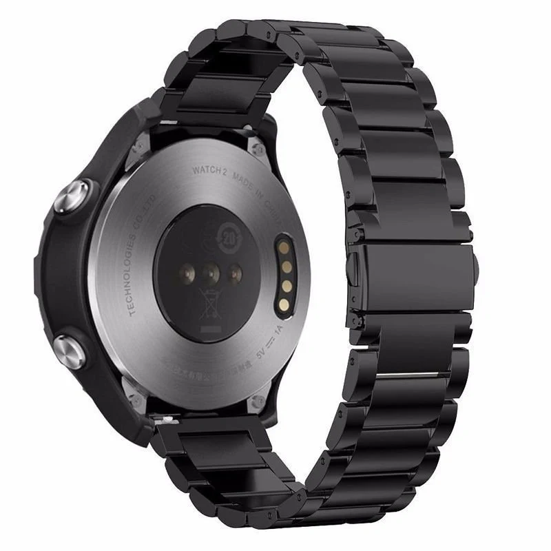 Bracelete ço Stainless Lux + Ferramenta para Amazfit GTR 47mm - Preto