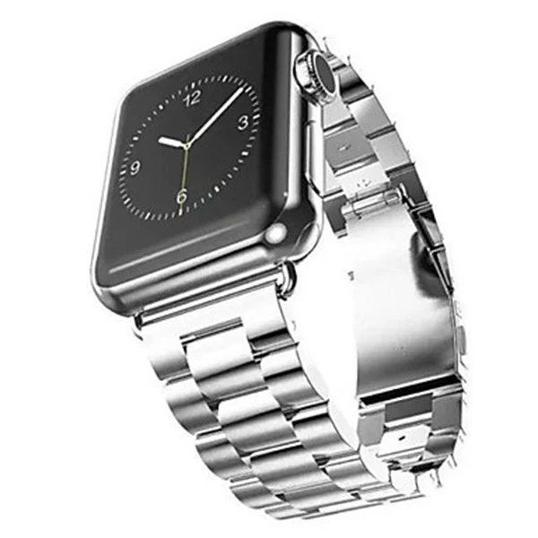 Bracelete ço Stainless Lux + Ferramenta para Apple Watch SE 3 - 40mm - Cinza