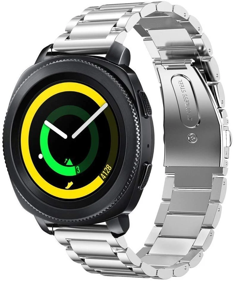 Bracelete ço Stainless Lux + Ferramenta para Honor Watch GS 4 - Cinza
