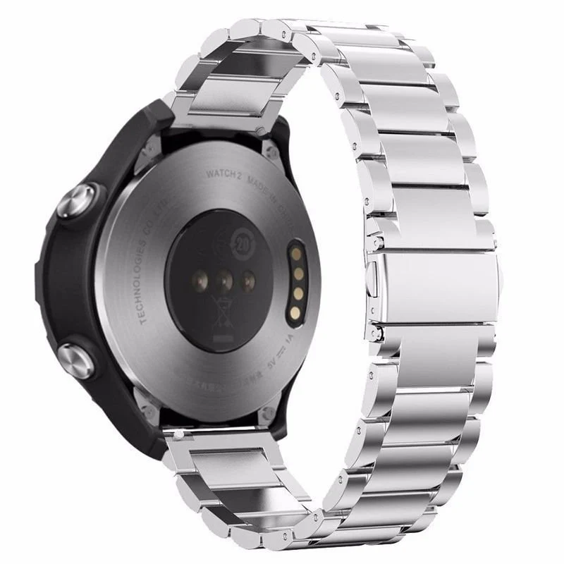 Bracelete ço Stainless Lux + Ferramenta para Huawei GT2 Pro 46mm - Cinza