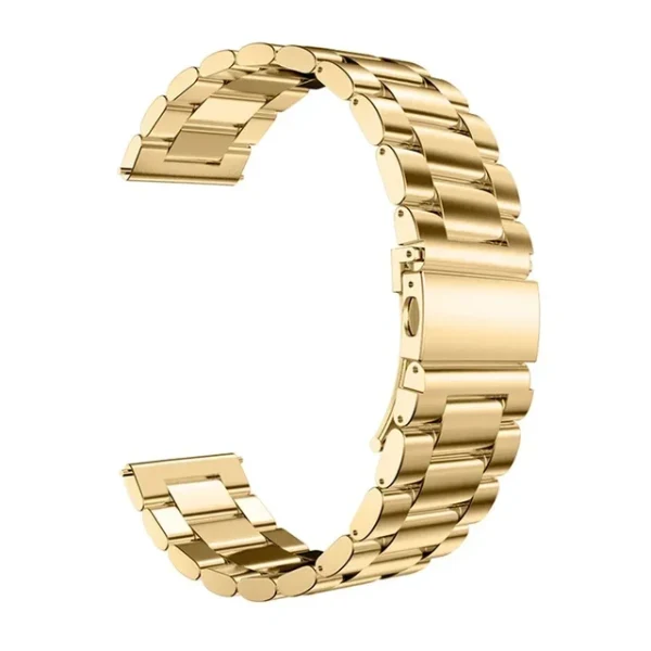 Bracelete ço Stainless Lux + Ferramenta PHONECARE Para Amazfit Balance 2 - Ouro