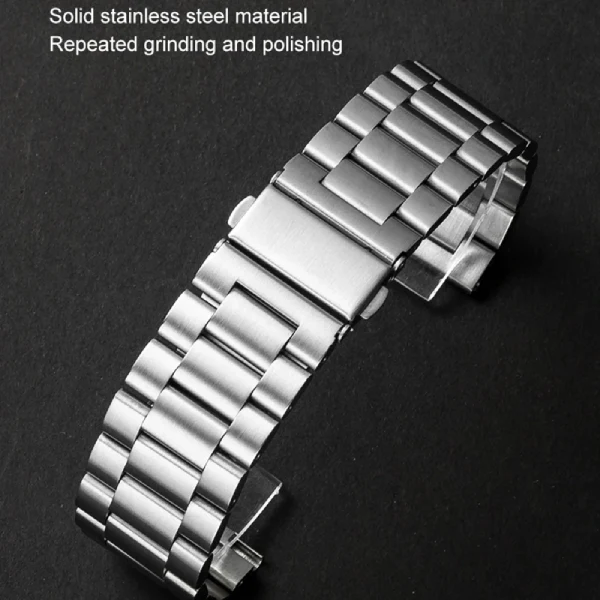 Bracelete ço Stainless Lux + Ferramenta PHONECARE Para Amazfit Balance 2 - Cinza