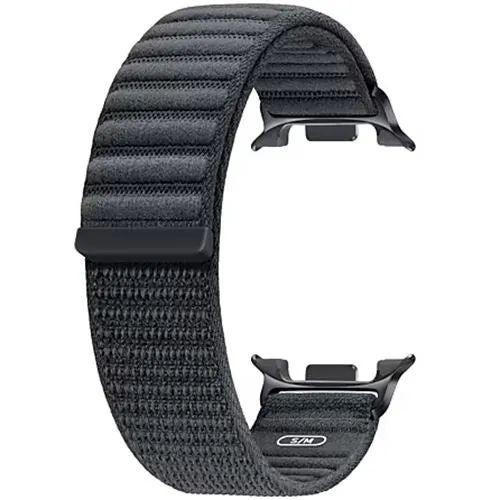 Bracelete Tecido para Samsung Galaxy Watch8 (S/M) - Cinzento