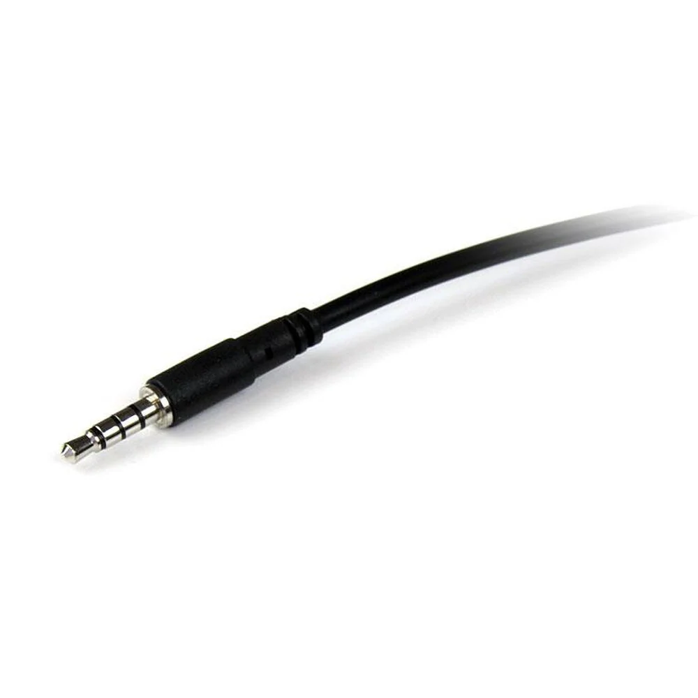 Cabo Alargador Jack (3,5 mm) Startech MUHSMF2M (2 m) Preto