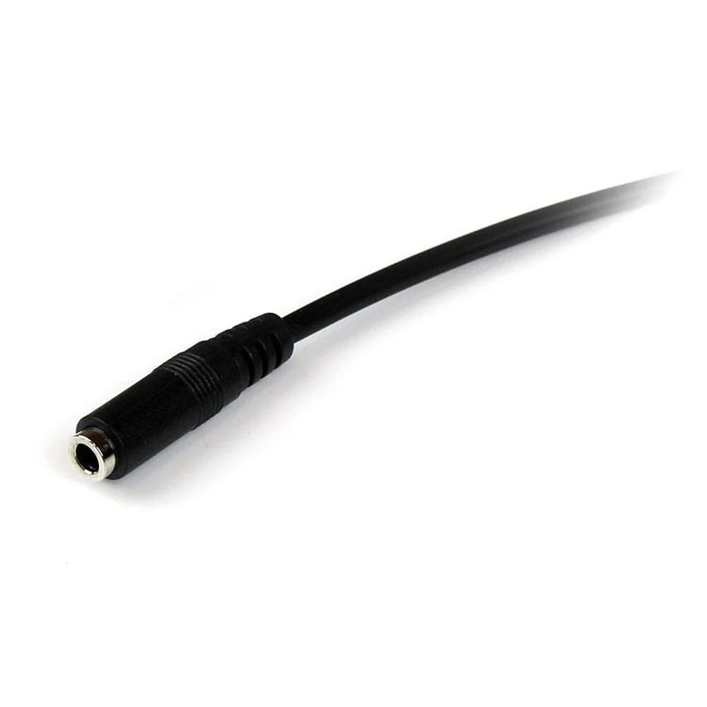Cabo Alargador Jack (3,5 mm) Startech MUHSMF2M (2 m) Preto
