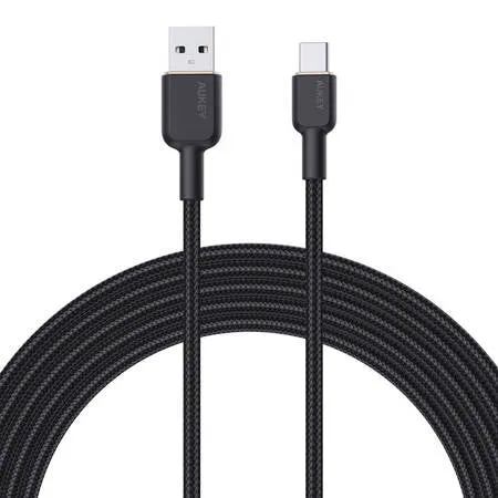 CABO AUKEY CB-NAC2 USB- PARA USB-C 1,8 M (PRETO)